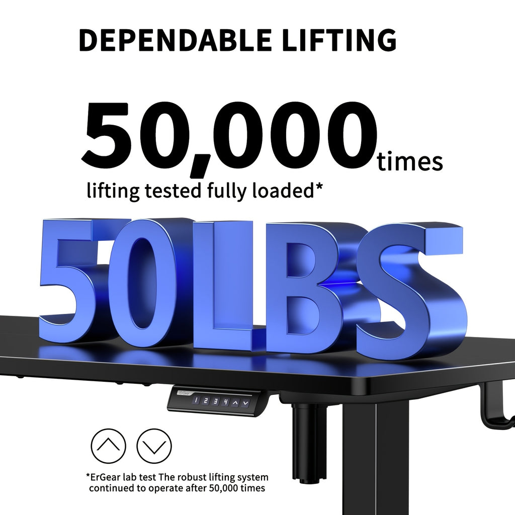 UP TO 40% OFF 63/55/48 Inch Adjustable Height Electric Lift Desk, Ergonomically Designed Office Desk, Gaming Desk, Suitable For Home Offices, Cafes, Restaurants, Electric Standing Table, Easter Gift