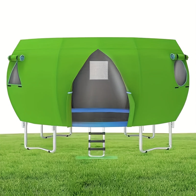14ft Trampoline Tent & Shade Cover Combo - Heavy-Duty All-Weather Canopy with Ventilation, Easy Setup for 14-Foot Round Jumpers, /s Outdoor Play (Tent Only, Compatible with Standard Frames)