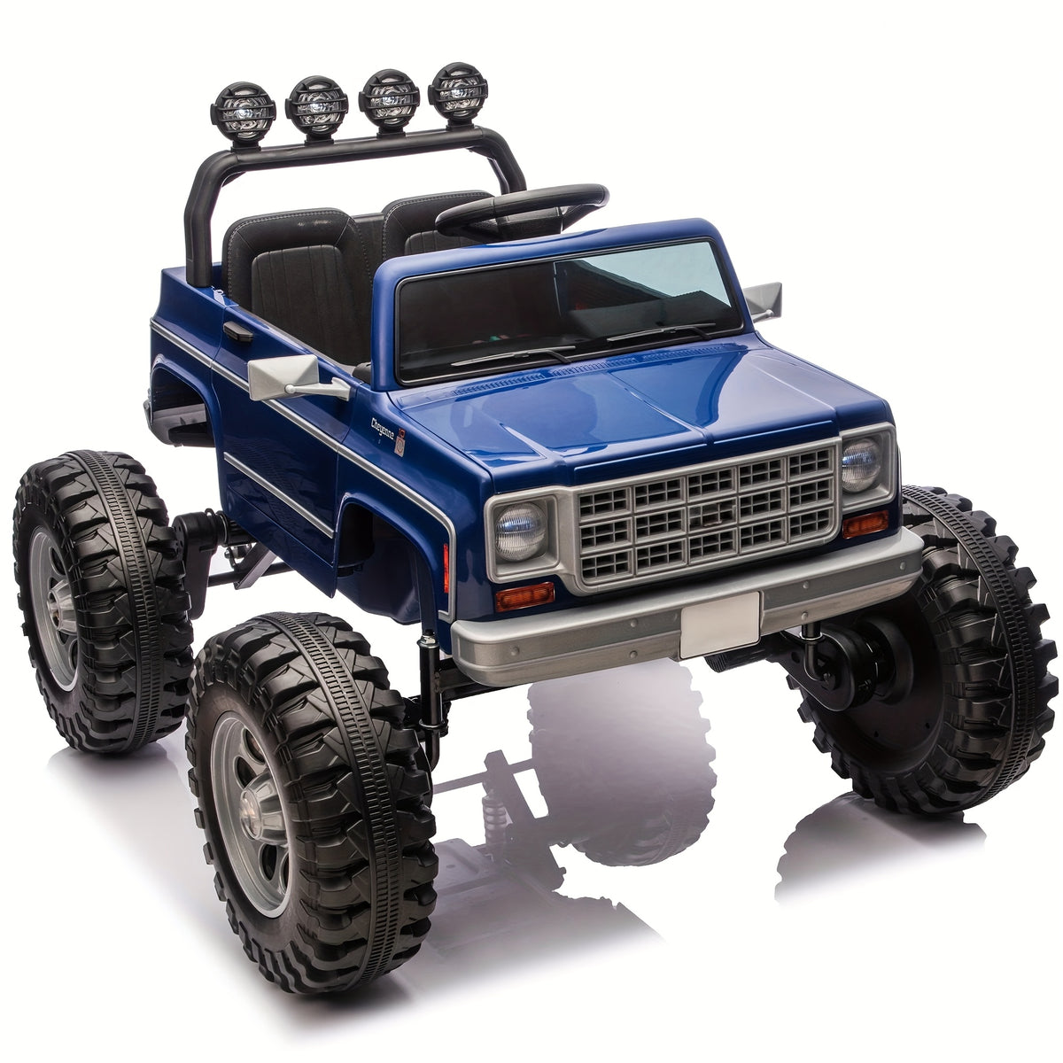 Kids' 24V Ride-On Electric Car with Remote Control — Two-Seat Outdoor Truck for Shared Adventures