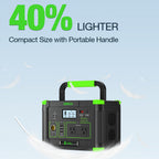 EBL 500W Power Station Portable (Peak 1000W), 519Wh Portable Power Station with PD 60W USB-C Fast Charging & Pure Sine Wave AC, Reliable Power Supply for Outdoor Camping, Home Emergency