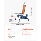 Clay Target Thrower VEVOR Automatic Pigeon Launcher, 28 or 50-Clay Capacity for 45-Yard Training