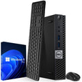 Dell OptiPlex 3050 Tiny | Desktop Computer Mini PC | Intel Core i5-6500T 6th Gen Quad-Core Processor | DDR4 RAM | Solid State Drive (SSD) | Wireless Keyboard & Mouse | WiFi | Windows 11 Pro (Renewed)