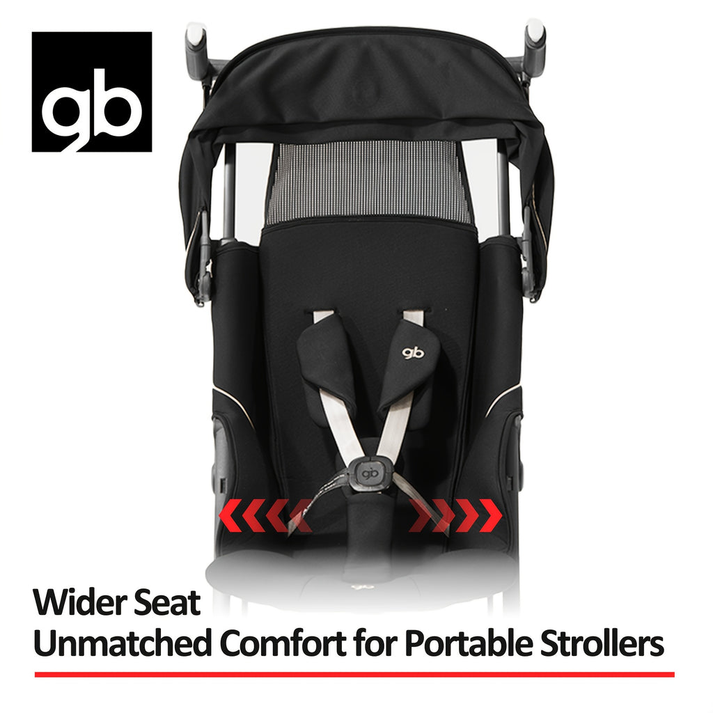 gb POCKIT 3H Ultra-Light Foldable Stroller | 13.01LB Portable Baby Pushchair with All-Terrain Wheels, One-Touch Fold/Brake, Storage Basket, Sunshade Canopy & Baby Handle, Gift Box Packaging, For Halloween, Thanksgiving, Christmas
