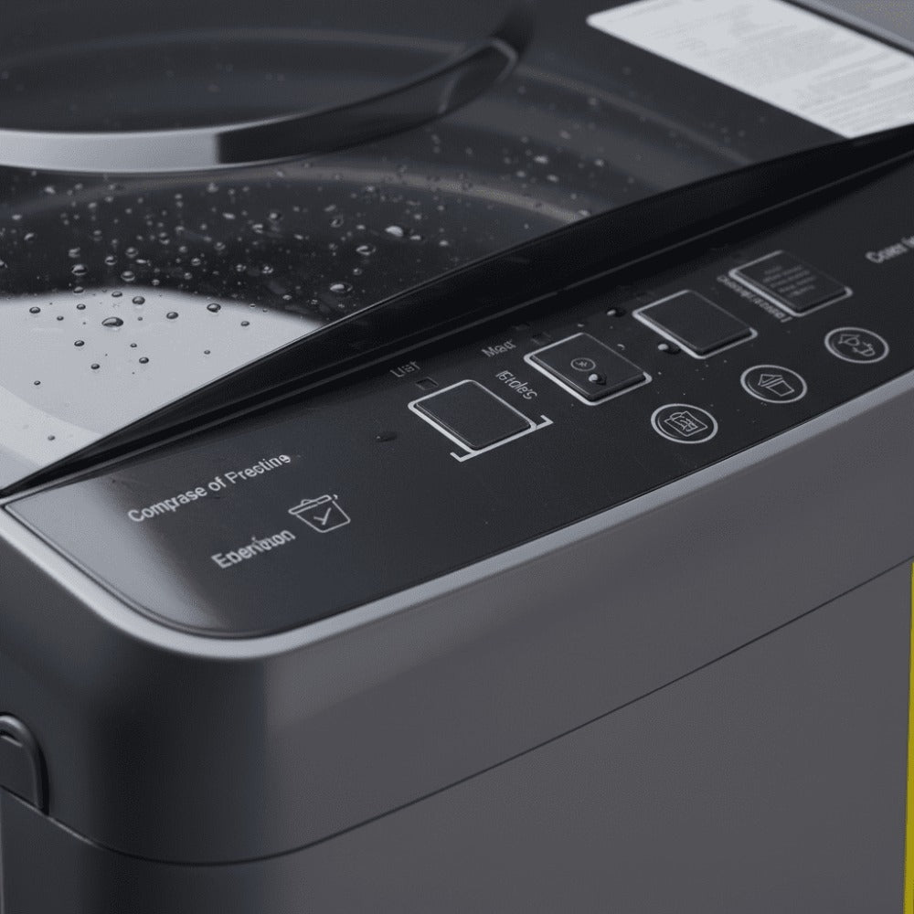 Portable Compact Washing Machine with a 1.1 Cubic Foot Capacity, Featuring 10 Wash Cycles, Ideal for Homes, Apartments, and Dormitories.