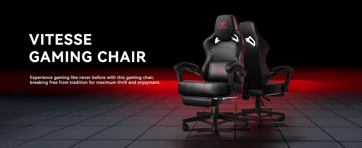 Big And Tall Gaming Chair 400lb Weight Capacity With Footrest, Ergonomic Video Game Chair For Adults With Oversized Headrest And Lumbar Pillow, Computer Chair Gaming For Office