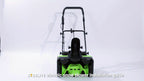 Deli Steelite 20" 40V Cordless Snow Blower with 2 X 4.0Ah Batteries & Chargers, 25ft Clearing Range, Heavy-Duty All-Terrain for Driveway And Patio
