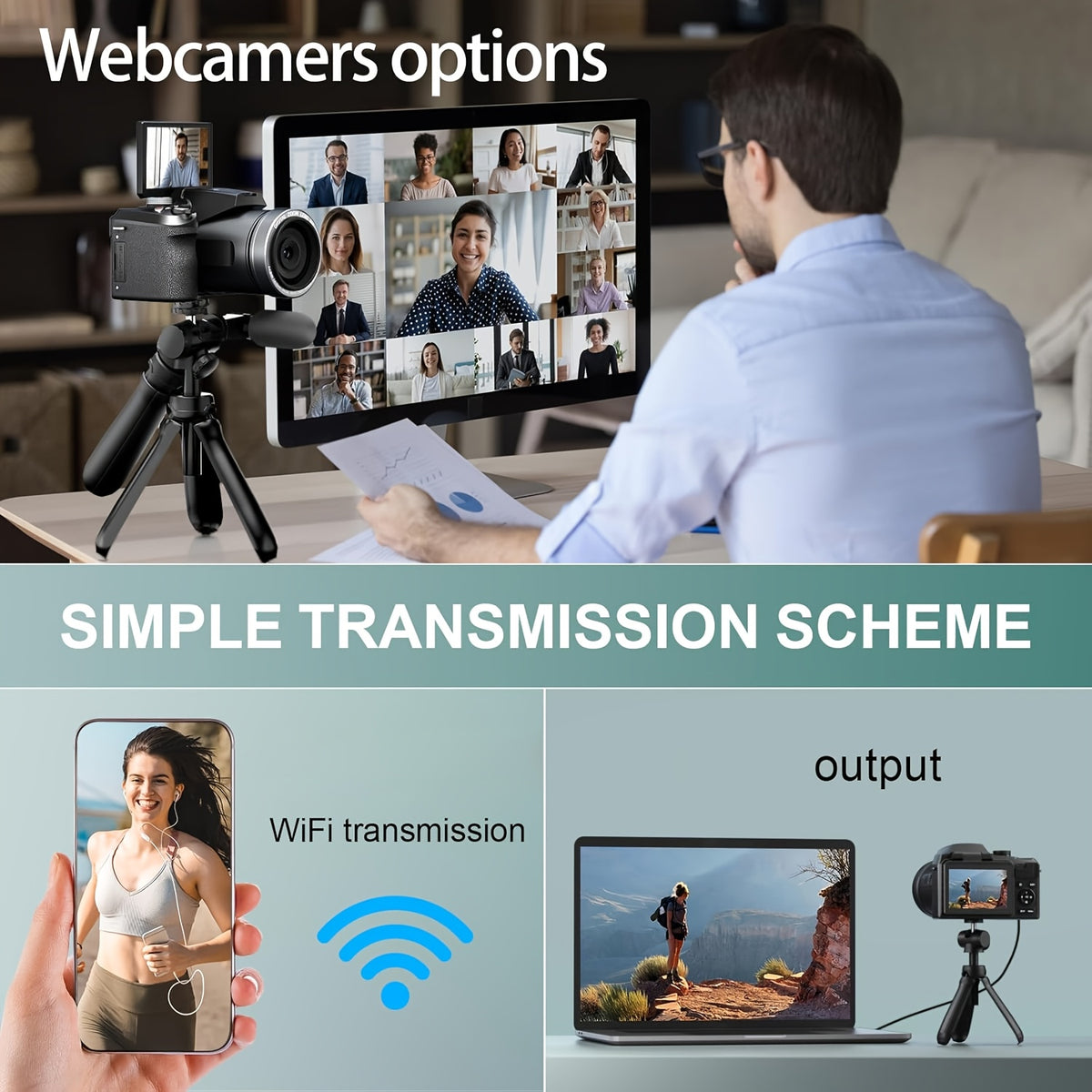 NBD 64MP Digital Camera for Photography, 5K Vlogging Camera for YouTube with 3" Flip Screen, 16X Digital Zoom, Autofocus, 2 Batteries, 32GB TF Card(S205, Black)