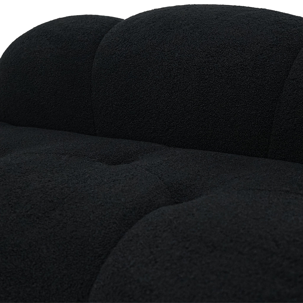 Cloud Shaped Couches for Living Room, Modern Comfy Compressed Sofa, Cloud Shaped Leisure Sofa, Upholstered Couch for Bedroom, Apartment, Small Space (No Installation Required)