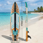 11'6'' Inflatable Paddle Board With Premium SUP Board Accessories, Paddle Board With Anti-Slip EVA Deck For Youth&Adults Of All Skill Levels, SUP Board With Seat For Yoga, Fishing, Surf