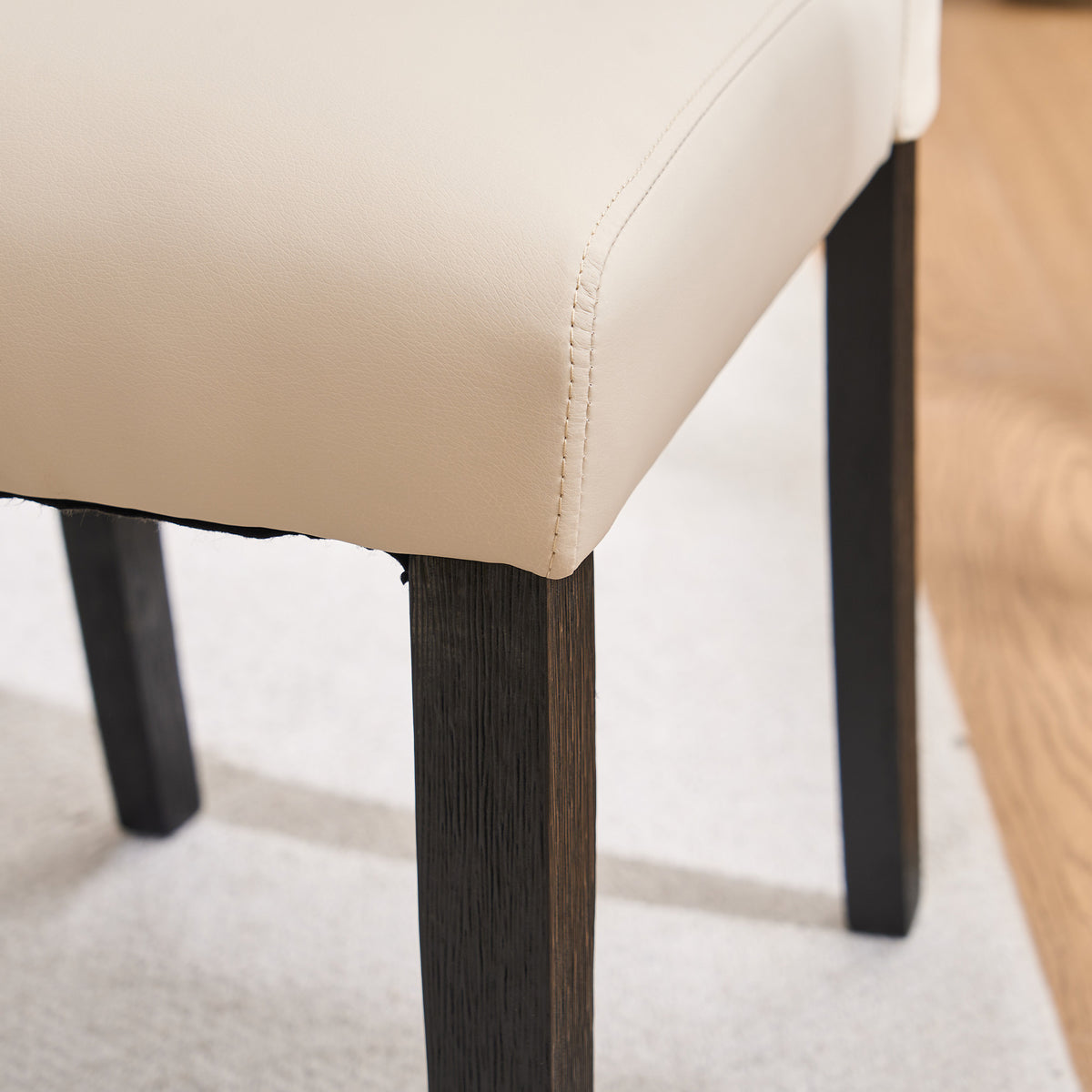 Set of 2/4 Faux PU Leather Upholstered Dining Chairs for Home Kitchen Living Room- Dining Room Chairs Dining Side Chairs