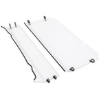 Full Windshield Compatible with 2009-2023 for Polaris Ranger XP 500 570 700 800 Full Size Round Cage Full Windscreen (Two pieces spliced together, Windproof Snow )