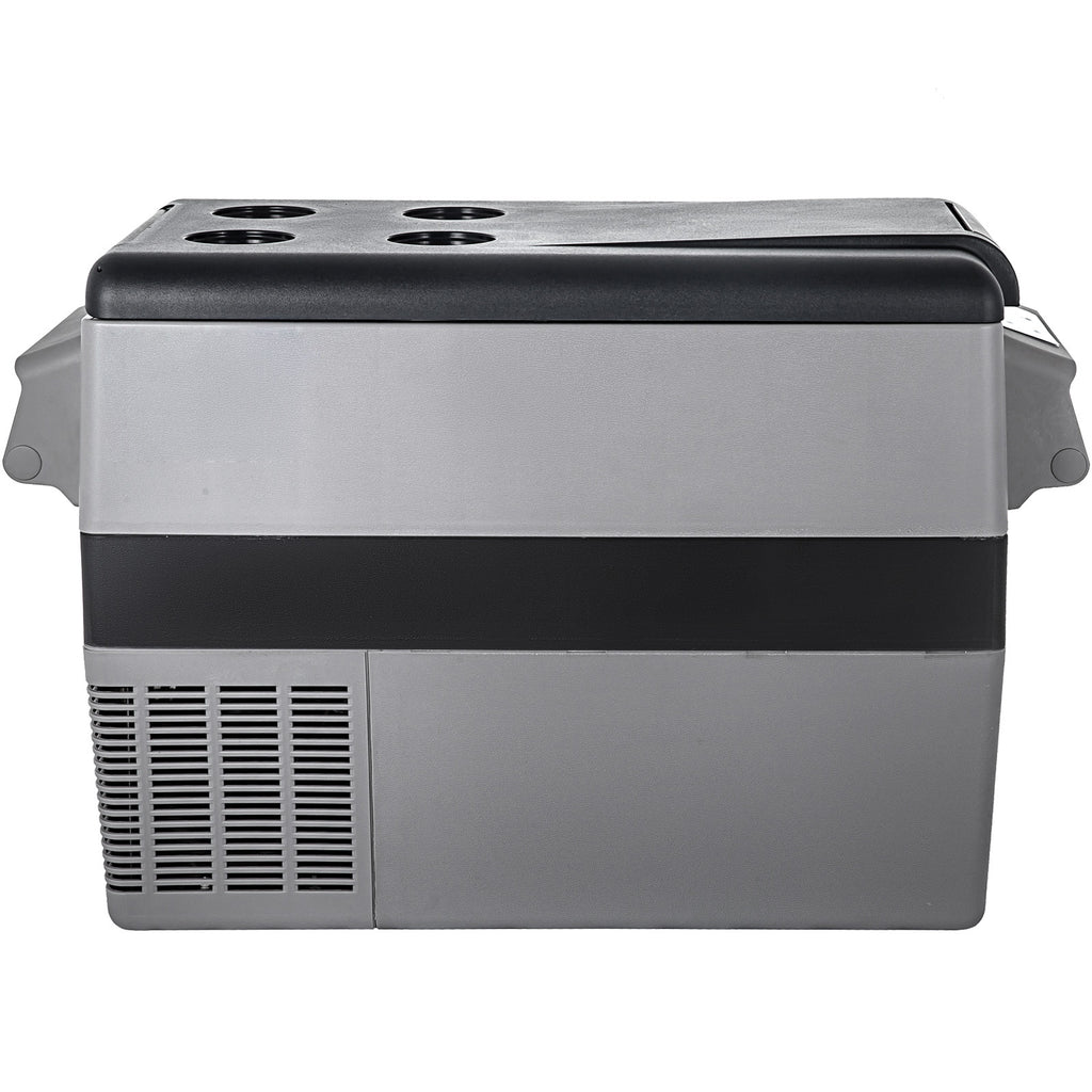 VEVOR 12 Volt Refrigerator 45L (48qt) Fast Cooling Portable Freezer (-468) Car Fridge with 12/24v DC & 110-240v AC for Travel, Camping and Home Use, 48 Quart, Black