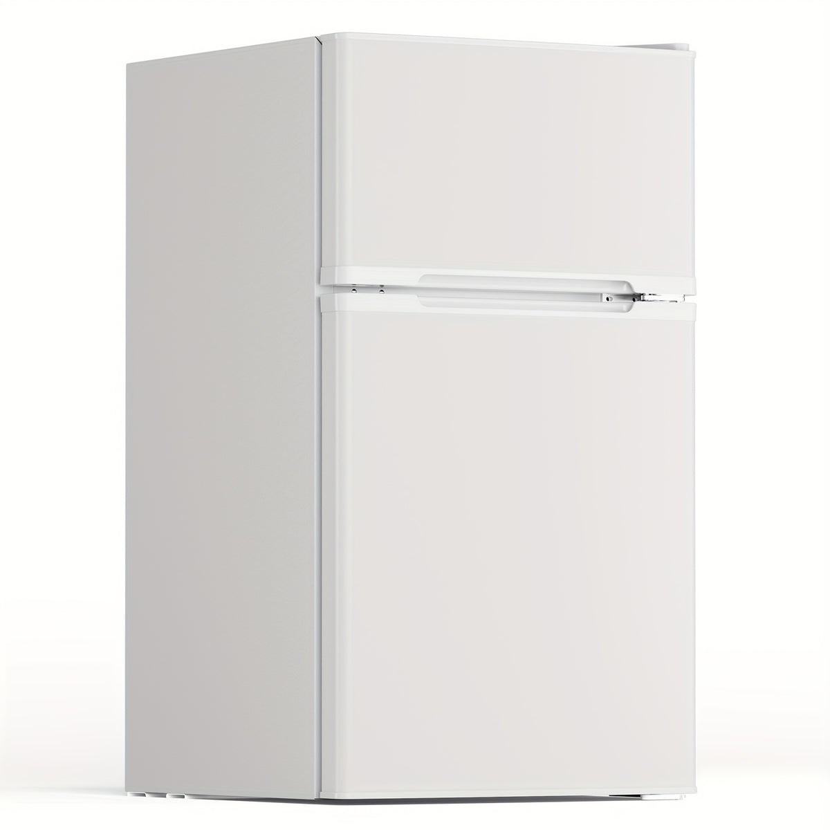 3.1 Cu.Ft Compact Mini Fridge, with Freezer, Compact Refrigerator with 2 Doors, Mini Fridge with Adjustable Removable Glass Shelves for Bedroom, Office, KitchenDorm Or Apartment