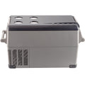 VEVOR Portable Refrigerator 37 Quart (35 Liter), 12 Volt Refrigerator (-4℉~68℉), Car Refrigerator Dual Zone with 12/24v DC & 110-240v AC for Camping, Travel, Fishing, Outdoor or Home Use