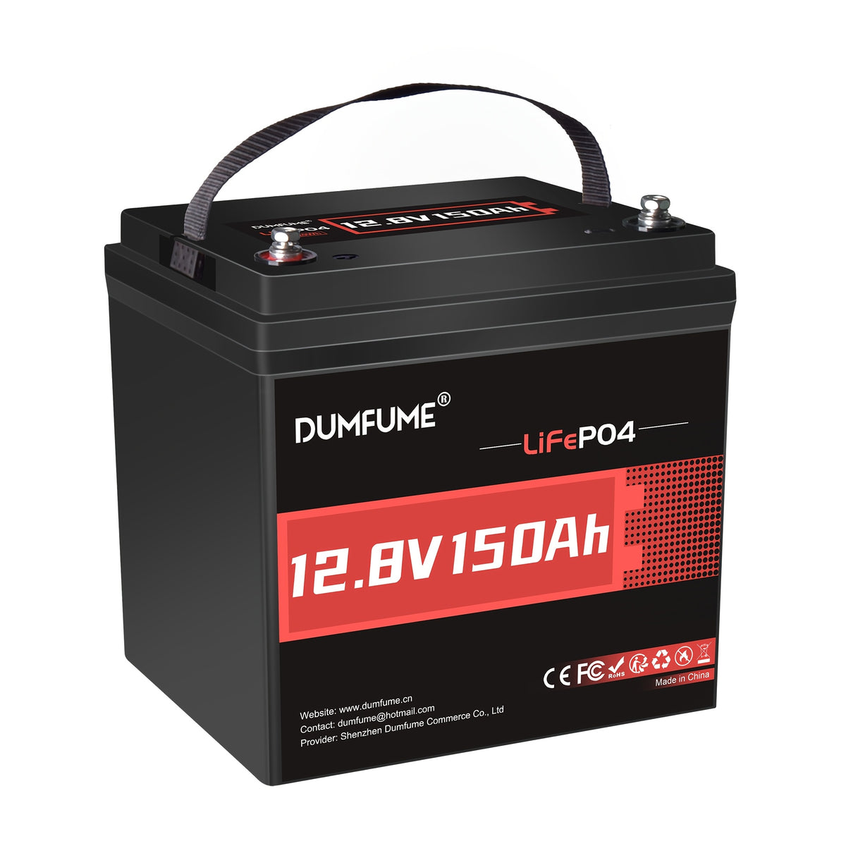 12V 150AH MAX LiFePO4 Battery, Deep Cycle Rechargeable Lithium Battery, Built-in 100ah BMS, Long Service Life, High Power, Very Suitable for RV, Solar Energy, Camping Use