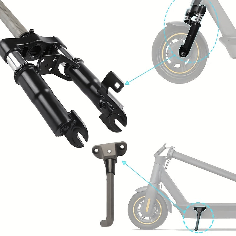 [Electric Scooter] AOVOPRO Folding Adult Electric Scooter, 500W Brushless Motor, 10" Tires, 3-Speed Settings, 21-28 Miles Range, Dual Suspension Dual Shock Absorption And Smart APP Control, Installed Safety Bell, 350 LBS Max Load