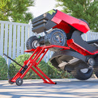 Hydraulic Lawn Mower Lift Jack for Zero Turn Radius Riding Lawn Mower, Tractors Maintenance And Repair, 500lb Lifting Capacity, Hydraulc Lift, Compatible with Most Lawn Mowers And Small Tractors, More Effortless And Safer