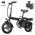 500W Folding Electric Bike for Adults And Teens, 48V 10.4AH Removable Battery, 20.5-23.9 MPH, Front Basket & Mobile Phone Mount, Commuter & Campus Ebike for Adults, 32 Miles Range