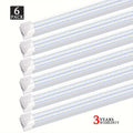6pcs/lot T8 8ft Integrated LED Tube Light Bulbs 6000K, 120W 8Foot 96 Inch LED Shop Light Fixtures, V Shaped 4 Row Bulbs 2835 LED Chips, 14400lm High Brightness, for Warehouse Ceiling Garage Office Factory, AC 85-277V