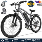 Road Electric Bike 720W Motor Top Speed 20-25MPH 375WH Battery 50 Miles Of Battery Life Suitable for Urban Commuting And Mountain Cross-country for Adults And Teenagers An Ideal Gift for Cycling Enthusiast