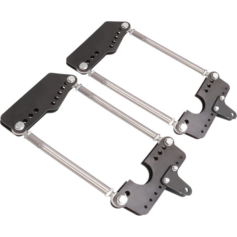 Adjustable Parallel 4-Link Rear Suspension Kit Universal Frame Mount High Horsepower Heavy Duty Steel