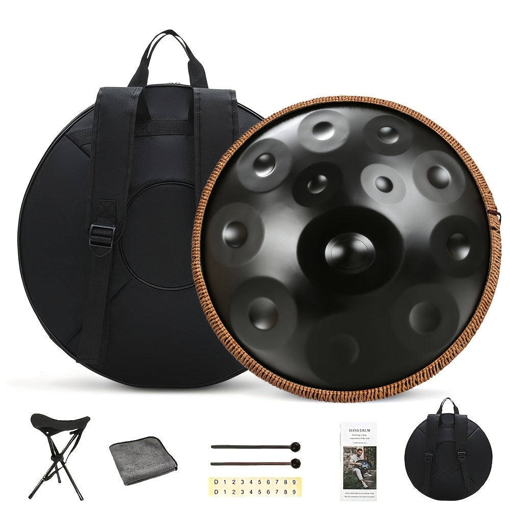 Handpan Drum in D Minor Kurd, 12 Notes at 432Hz for Meditation, Yoga, Recording and Beginner Practice