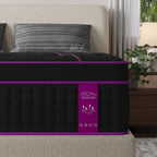 12-Inch/14-Inch Hybrid Mattress, Twn, Full Queen &King Sizes, Ergonomic Support, Individually Wrapped Springs & Memory Foam, Medium Firm
