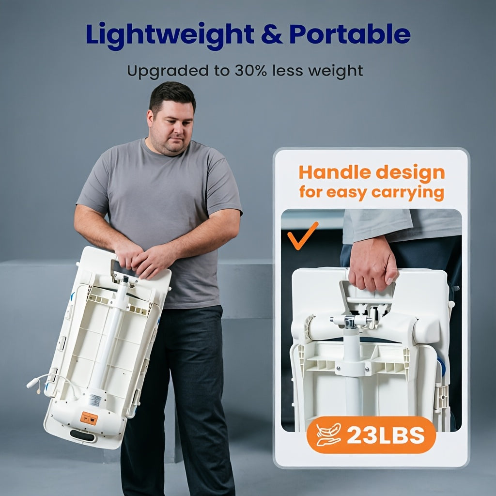 [Remote Control] Electric Floor Lift Tool with Remote Control, Compact Lightweight Lifting Device, Stable Suction Cup Base, 300LBS Weight Capacity