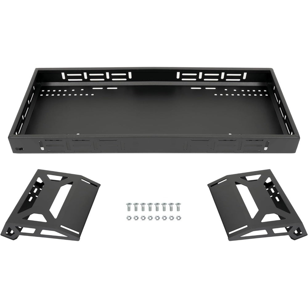Overbed Cargo Rack UTV Compatible with Fully Adjustable Mounting Brackets Accommodate Bed Rail Widths from 39.7" - 56.3" (Inside Width) Full-Bed Rack