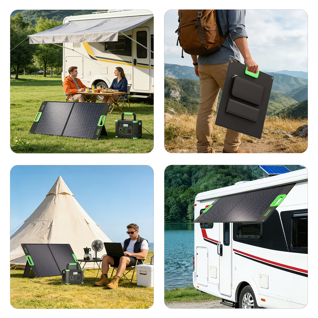 999Wh Solar Generator 1000W (Peak 2000W), Portable Power Station with Pure Sine Wave AC, Fast Charging, Reliable Backup for Iphone 18 Pro Max, RV Camping, Emergency, Home Backup