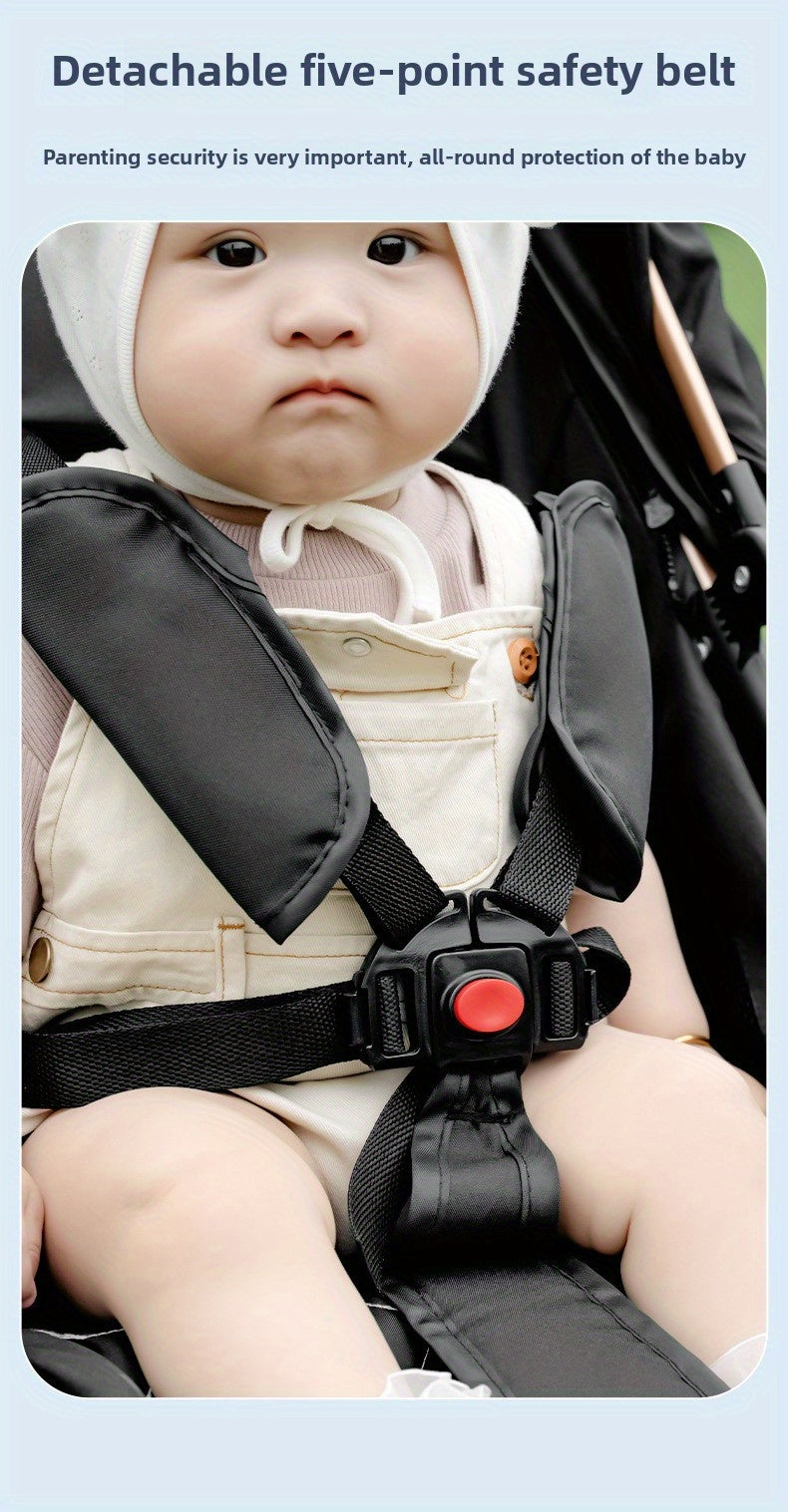 Lightweight Travel Baby Stroller - Quick Folding Design, Adjustable Backrest, Durable Fabric, Compact And Easy to Transport.