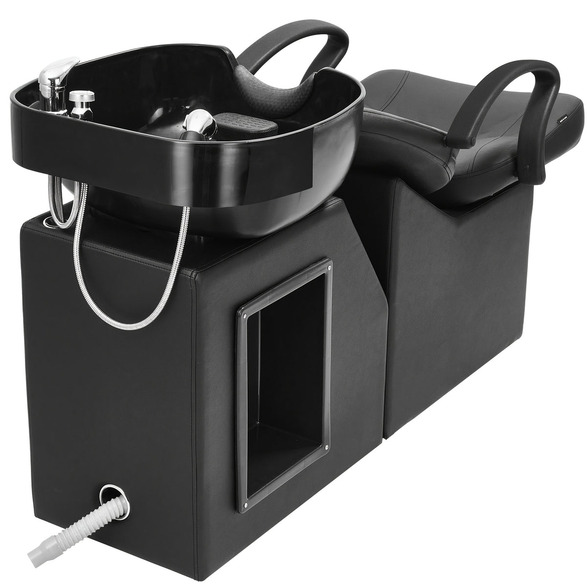 Backwash Barber Chair ABS Plastic Shampoo Bowl Sink Unit Station Spa Salon Equipment