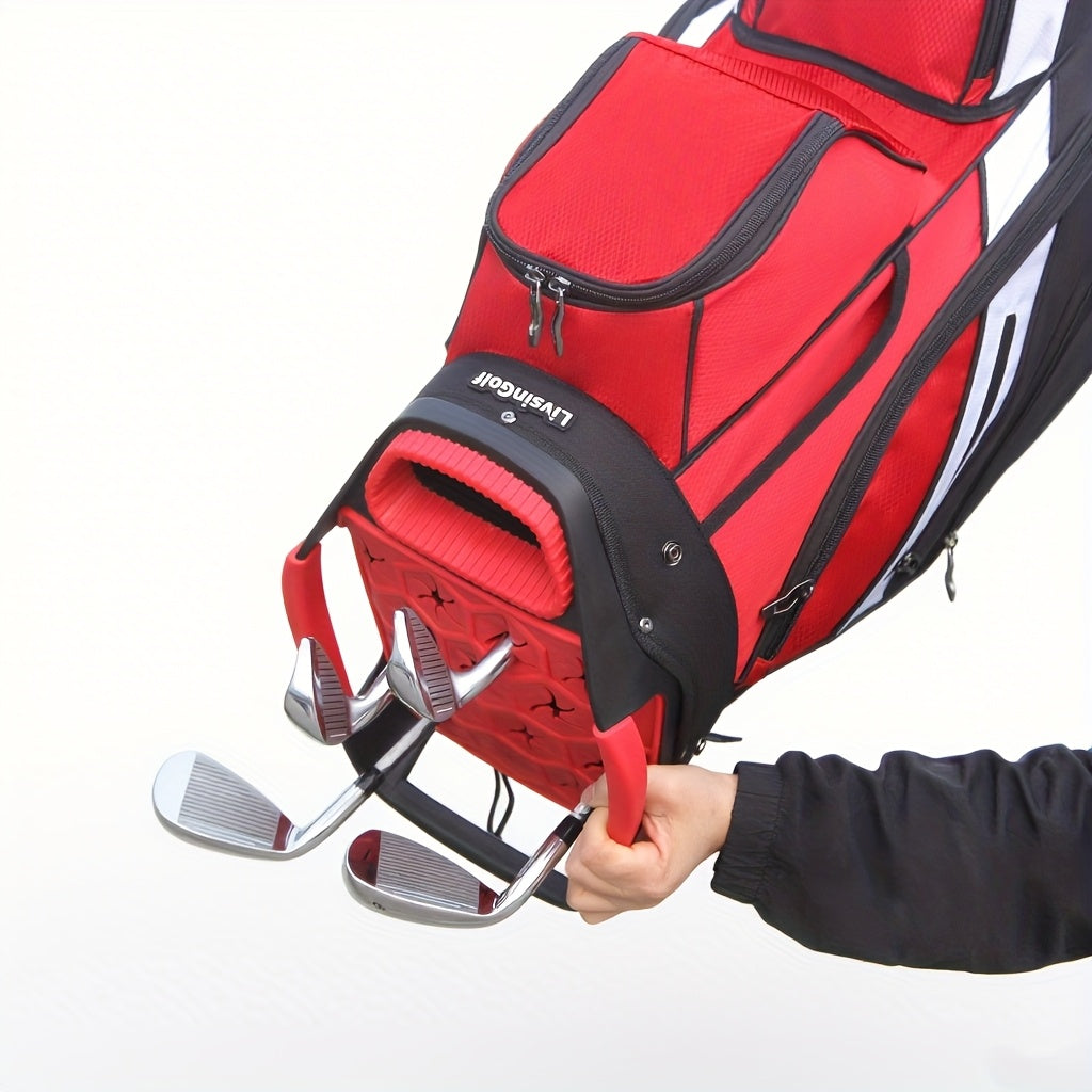 LivsinGolf 15-way Golf Cart Bag with Locking Club Dividers