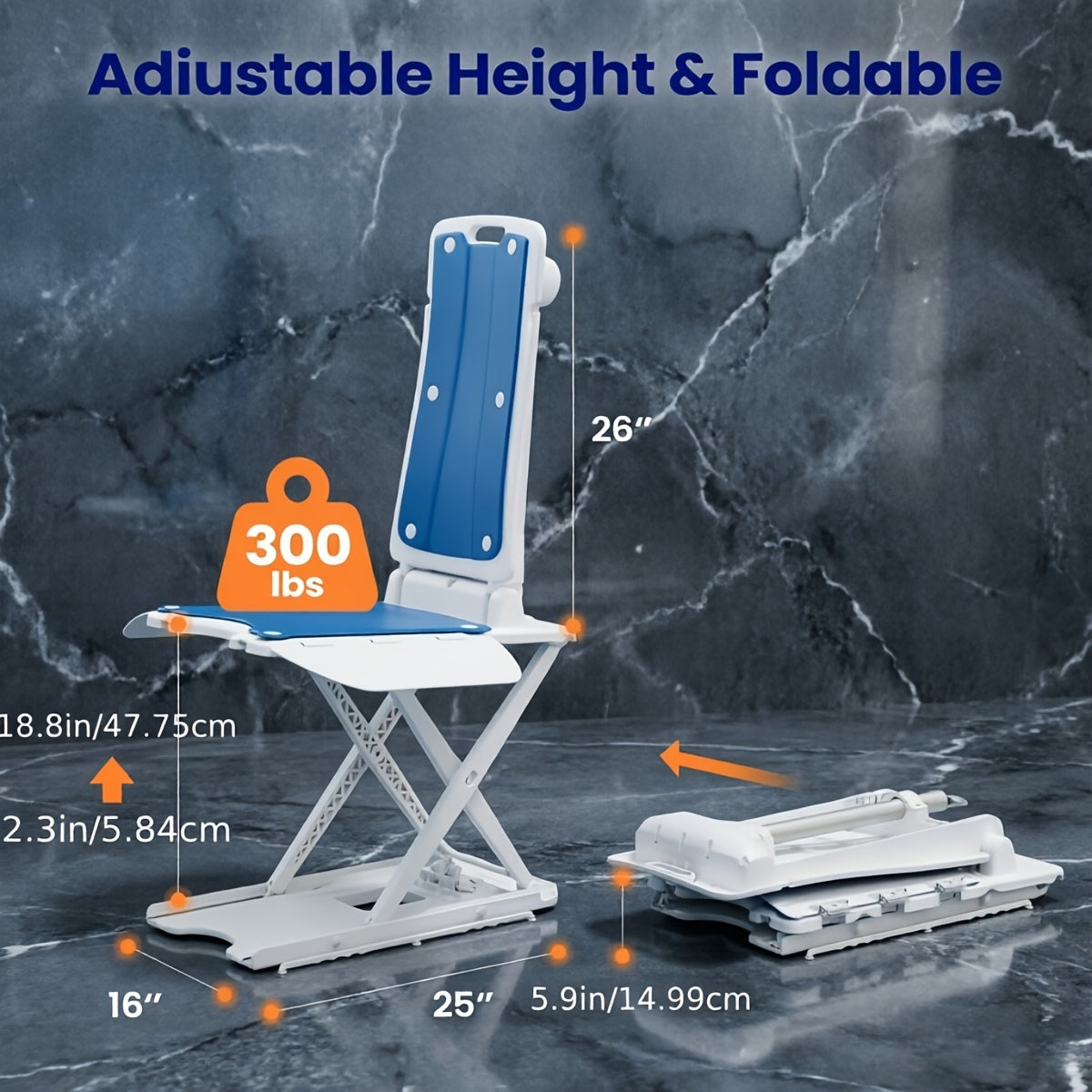 [Remote Control] Electric Floor Lift Tool with Remote Control, Compact Lightweight Lifting Device, Stable Suction Cup Base, 300LBS Weight Capacity