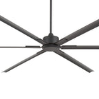 [Industrial Ceiling Fan] 120-Inch HVLS Industrial Ceiling Fan Suitable for Large Commercial Spaces - Heavy-Duty Remote Control System with Silent DC Motor, 6- Low-Profile Downrod Mount, Full Coverage for Warehouses, Gyms, Workshops, Use (No Light)