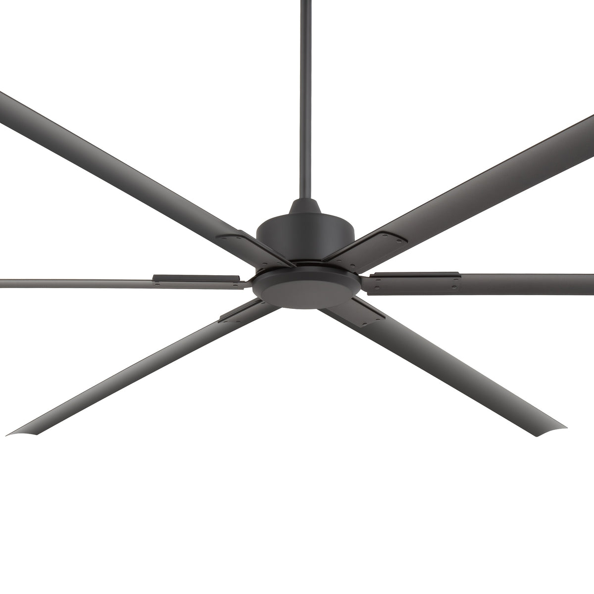 [Industrial Ceiling Fan] 120-Inch HVLS Industrial Ceiling Fan Suitable for Large Commercial Spaces - Heavy-Duty Remote Control System with Silent DC Motor, 6- Low-Profile Downrod Mount, Full Coverage for Warehouses, Gyms, Workshops, Use (No Light)