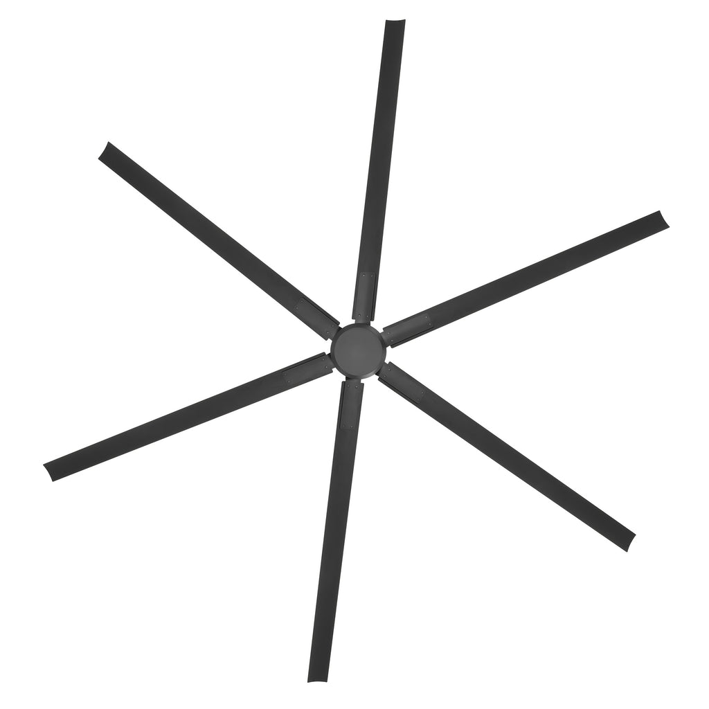 [Industrial Ceiling Fan] 120-Inch HVLS Industrial Ceiling Fan Suitable for Large Commercial Spaces - Heavy-Duty Remote Control System with Silent DC Motor, 6- Low-Profile Downrod Mount, Full Coverage for Warehouses, Gyms, Workshops, Use (No Light)