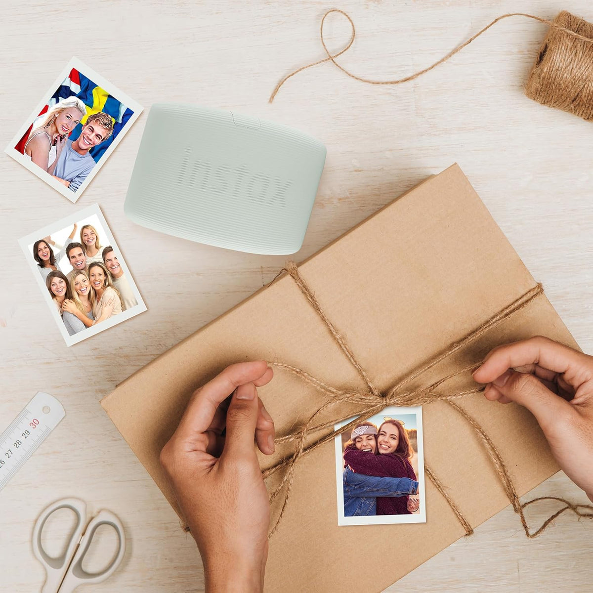 FUJIFILM Instax Mini Link 3 Smartphone Printer with, 20 Fujifilm Mini Films, Printer Case, Decorative Stickers and a Quality Photo Micro Cloth