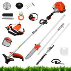 5-in-1 52cc Lawn Mower, Multifunctional Gasoline Lawn Mower, Small Household Irrigation Lawn Mower, Foldable Handheld Lawn Mower/wheel Edge Machine/mini Lawn Mower, Suitable for Lawns
