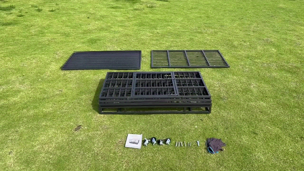 48inch Extra Large XXL Heavy-Duty Dog Crate - Double Door, Escape-Proof, Wheels, Removable Tray - Easy Cleaning Design For Large Breeds