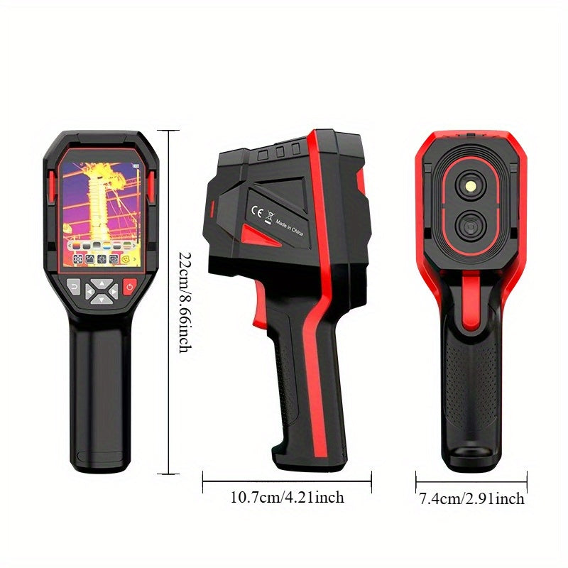 [Portable Thermal Imager] HABOTEST HT821A Portable Wide-Range Thermal Imager (-20°C to 550°C) | 320x240 Resolution | 8GB + USB | Multi-Palettes & LED Light