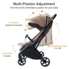 Baby Stroller, Lightweight And Foldable, Can Sit Or Lie Down, Available in All Seasons, a Must-Have for Spring Trips