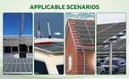 Werchtay 200W*2 Solar Panels, 25.5% 18BB High Efficiency Monocrystalline 2pcs 200W 12 Volt Solar Panels Systems Solar Module for Farm House Rooftop RV Caravan And Other Off-Grid System