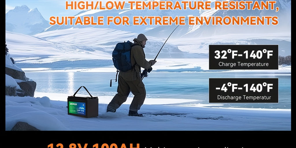 12V 100AH/150AH LiFePO4 Battery, 1280Wh, Capable Of Over 18, 000 Deep Cycle Recharges, Built-in 100A BMS, Perfect for RVs, Boats, Solar Trolling Motors, Camping, Solar Off-grid Systems, And More.