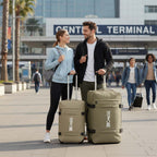 3-Piece Softside Luggage Set 20/26/30in Waterproof Travel Suitcase with 2 Wheels & Telescopic Handle, Durable Trolley Bag for Vacation & Adventure