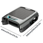 Robotic Pool Skimmer AIPER Surfer S2 for Continuous Surface Cleaning with Solar and USB Charging
