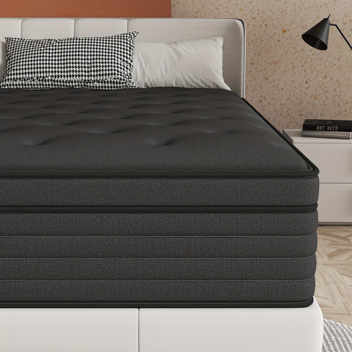 Memory Foam Hybrid Mattress Twin Full Queen King 8/10/12/14 Inch in a Box Individually Wrapped Coils Medium Firm Breathable Supportive