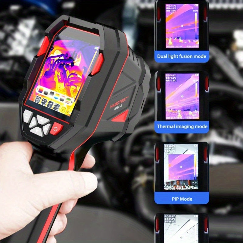 [Portable Thermal Imager] HABOTEST HT821A Portable Wide-Range Thermal Imager (-20°C to 550°C) | 320x240 Resolution | 8GB + USB | Multi-Palettes & LED Light