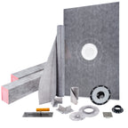 VEVOR Shower Curb Kit with 38 x 60-Inch Sloped Tray for Bathroom Floor and Wall Installation