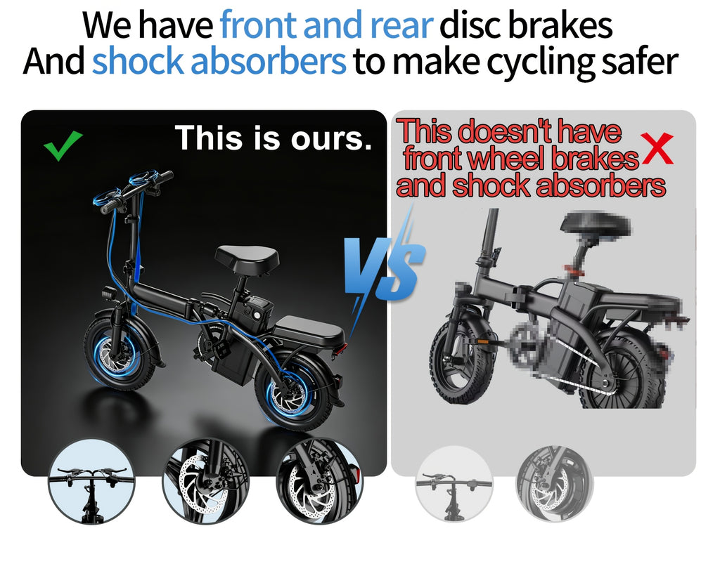 14 Inch Foldable Electric Bicycle,, 330 Pound Load-bearing Capacity, Max Speed Of 19MPH, 48V Lithium Battery, Range Of Approximately 18-28 Miles, Portable Folding Design, Outdoor Cycling Exercise, Urban Commuting Travel, Adult Gifts